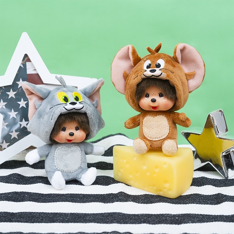 TOM and JERRY トムとジェリー × モンチッチ 顔でかSSキーチェーン TOM and JERRY トムとジェリー × モンチッチ 顔でかSSキーチェーン