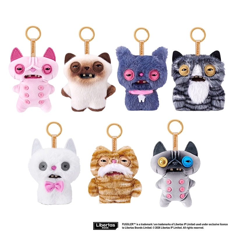 FUGGLER ファグラー ぬいぐるみキーリング アリーキャッツ※種類は選べ