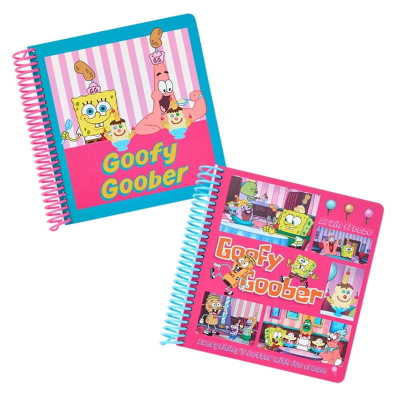 春＠プロフ必読SpongeBob Fontaine 新品3個 SpongeBob SquarePants スポンジ・ボブ スクエアリングノート