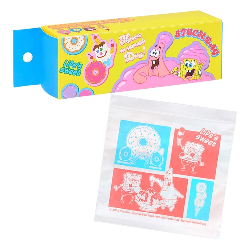 SpongeBob SquarePants スポンジ・ボブ ストックバッグS ICE(ストック