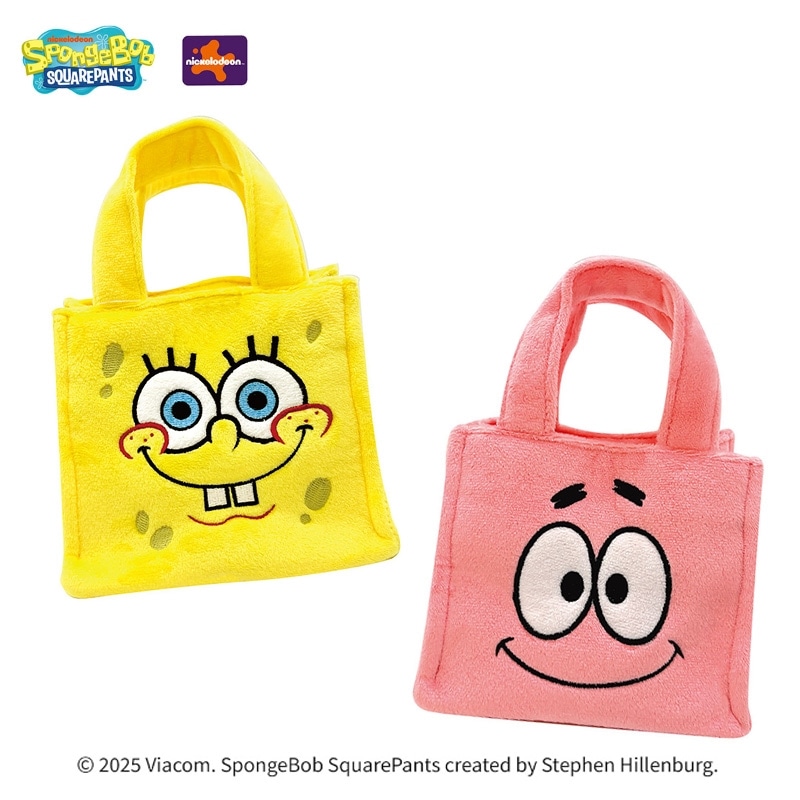 SpongeBob SquarePants スポンジ・ボブ フェイストートバッグ(スポンジ
