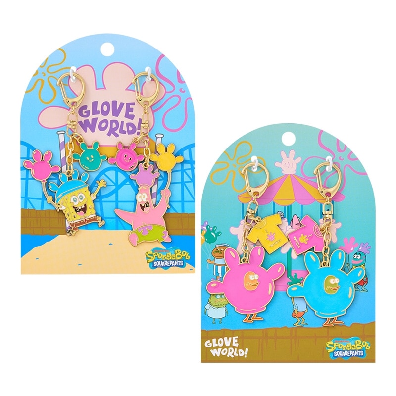 SpongeBob SquarePants スポンジ・ボブ ペアキーリング GLOVE WORLD