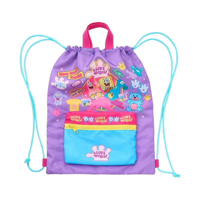 メムロボブサップ グッズセット SpongeBob SquarePants スポンジ・ボブ ナップサック GLOVE WORLD