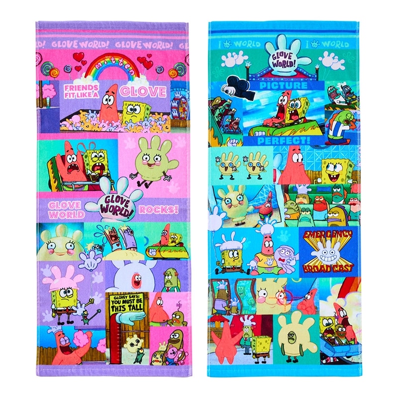 SpongeBob SquarePants スポンジ・ボブ フェイスタオル GLOVE WORLD