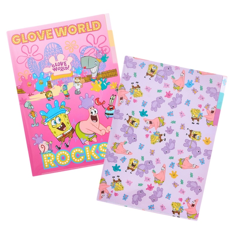 SpongeBob SquarePants スポンジ・ボブ クリアファイルA4 GLOVE WORLD