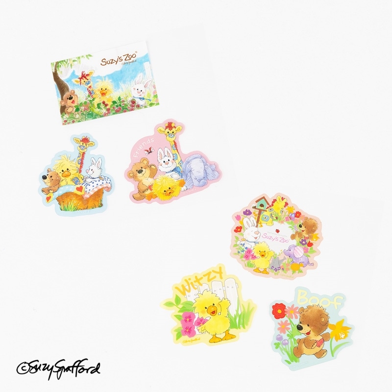 Suzy's Zoo スージー・ズー クリアステッカーセット(集合): 通常