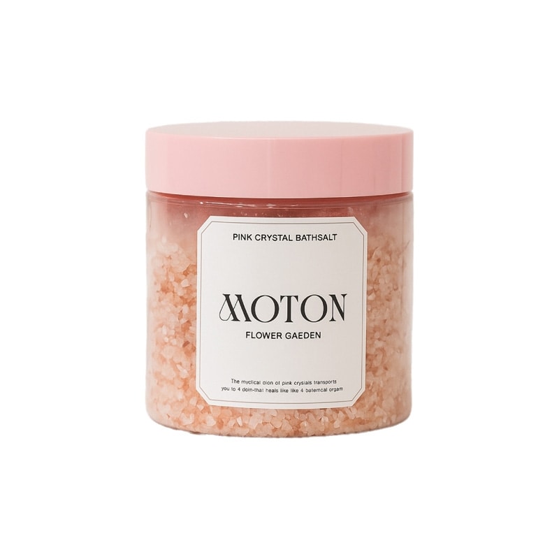 入浴剤・バスソルト momo MOTON モトン ピンク クリスタル バスソルト 001 FLOWER GARDEN(バス