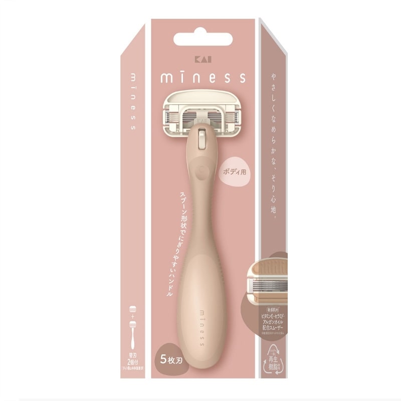 miness マイネス ボディ用カミソリ 替刃2個付(美容グッズ): 通常