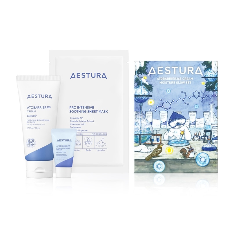 【AESTURA】 エストラ アトバリア365 セット【新品未使用】 AESTURA エストラ アトバリア365クリーム モイスチャーグロウセット
