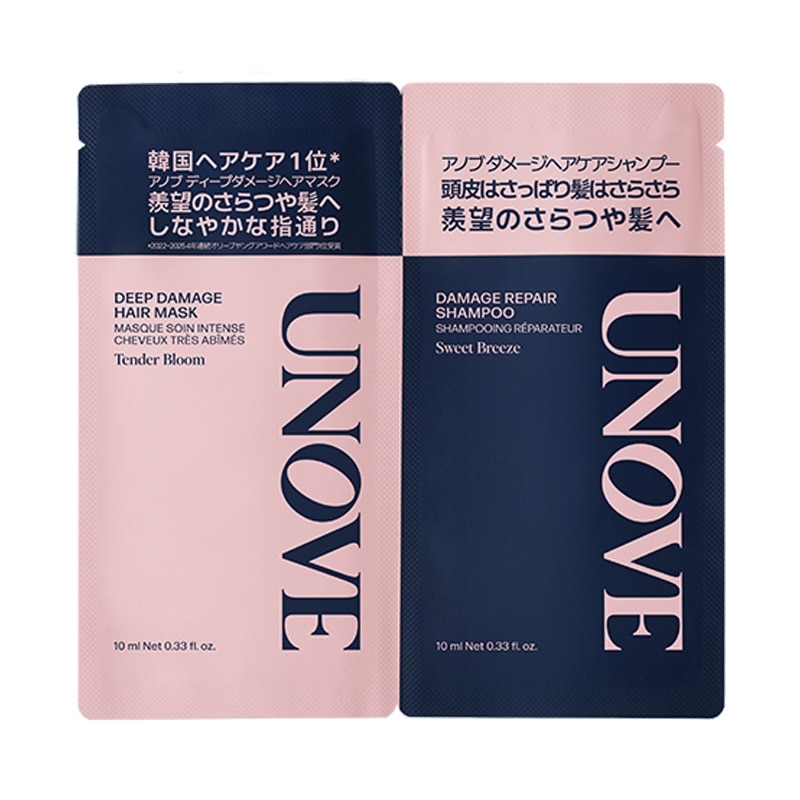 UNOVE アノブ ダメージリペアシャンプー&ディープダメージヘアマスク