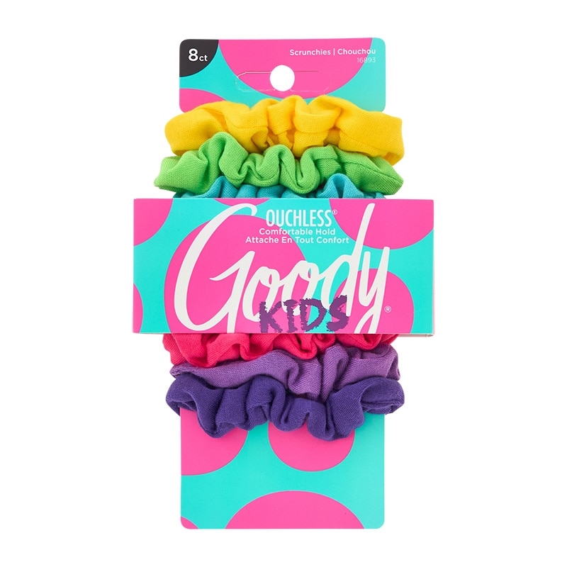 シュシュ  ヘアゴム  S35 goody キッズ シュシュレインボー 8P(ヘアゴム): 通常| プラザ