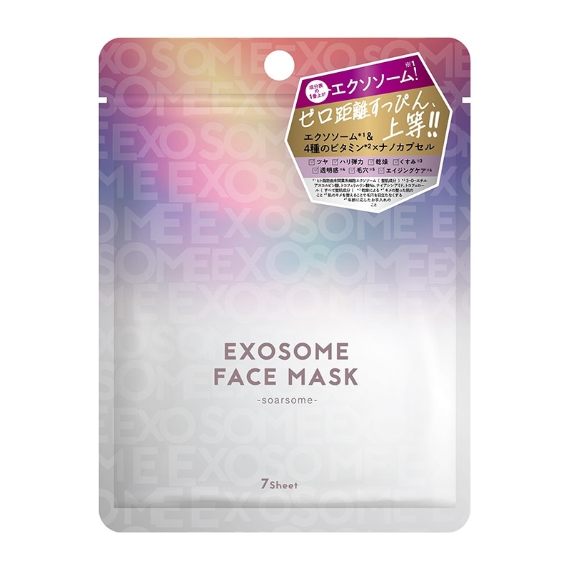 soarsome ソアソーム エクソソームフェイスマスク(シートマスク