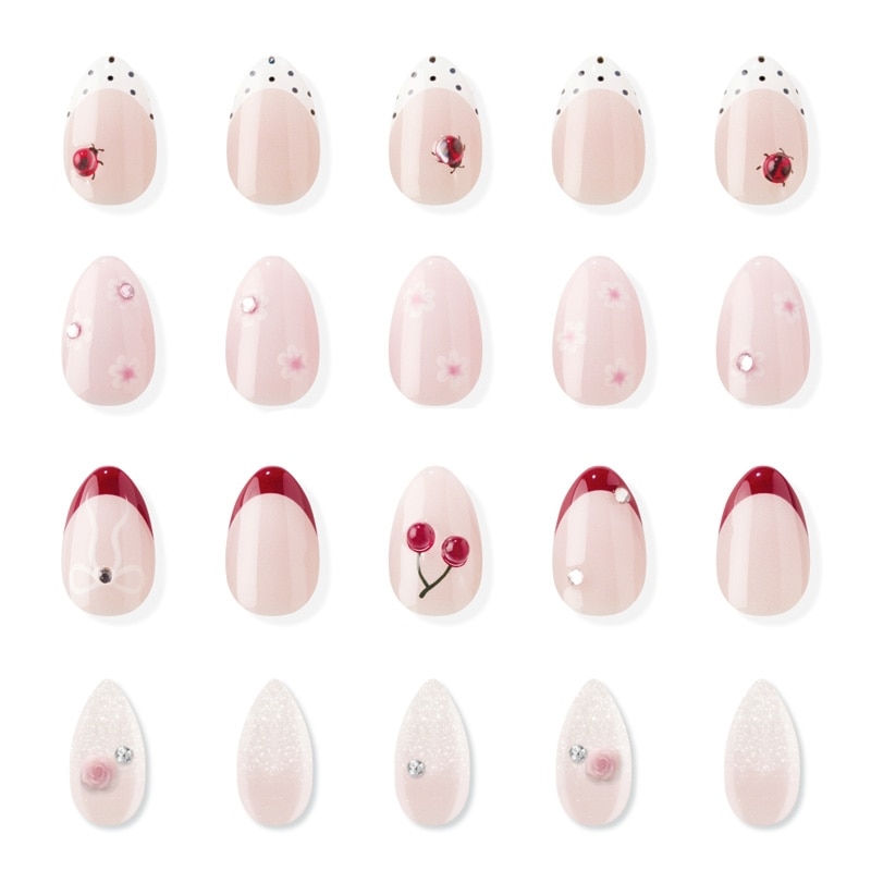 ohora オホーラ ジェルネイルチップ Ohora's Spring Pop ! medium oval