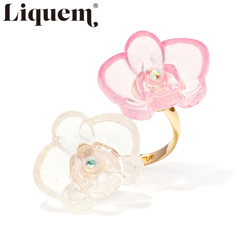 新品未使用 Liquem リキュエム ルクア大阪 限定 POPUP リング 8/31まで】Liquem リキュエム オーキッドスパイラル リング