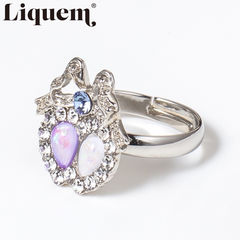 新品未使用 Liquem リキュエム ルクア大阪 限定 POPUP リング 8/31まで】Liquem リキュエム ダブルハート リング(リング