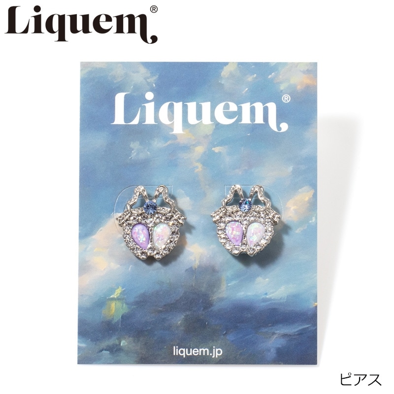 ピアス　水色　青　マーブル　薔薇　紫　ビジュー　白　空　デート　推し　チャーム ピアス 蝶 ピンク 紫 イルカ 貝 ビジュー 推し 夏 海 チャーム