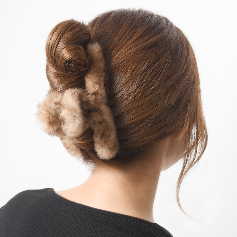 Flowering フラワーリング ヘアクリップ HHC0564(ブラウン): 通常