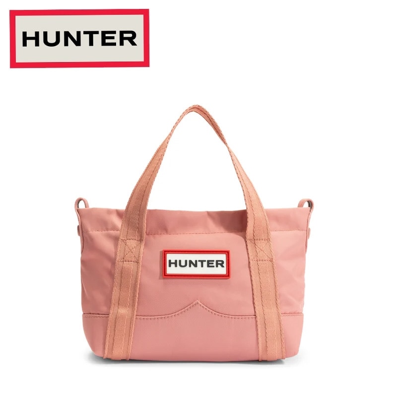 HUNTER ハンター ナイロン ミニ トップ クリップ トート バッグ