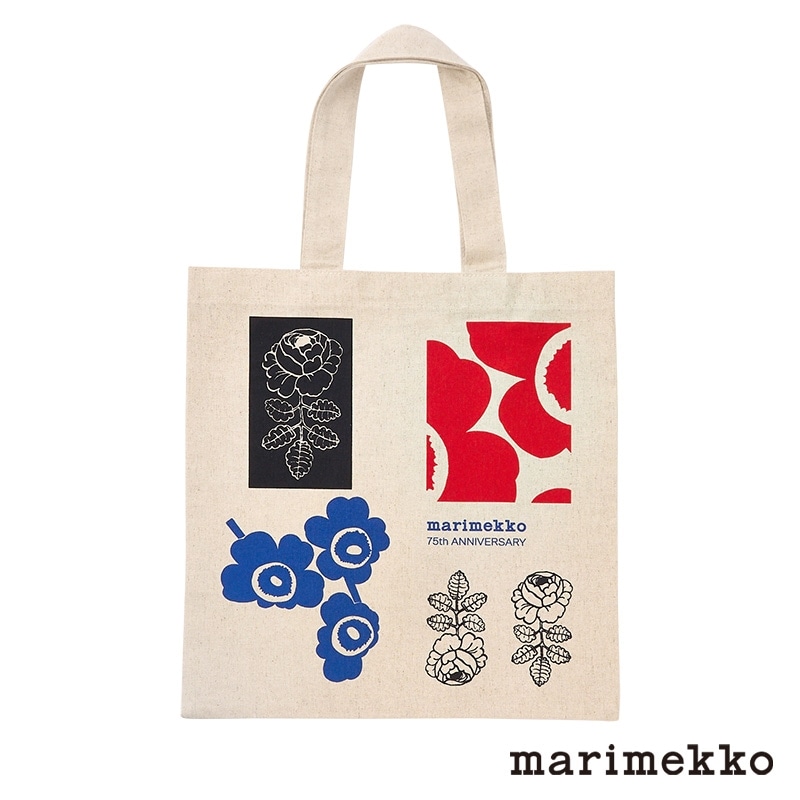 日本限定】marimekko マリメッコ 75th anniversary トートバッグ