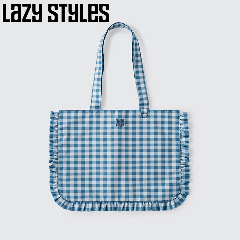 Lazy Styles レイジースタイルズ ヨチミミ ギンガムチェック トート