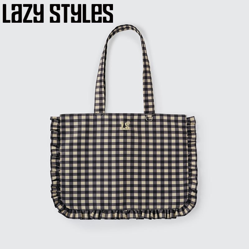 Lazy Styles レイジースタイルズ ヨチミミ ギンガムチェック トート