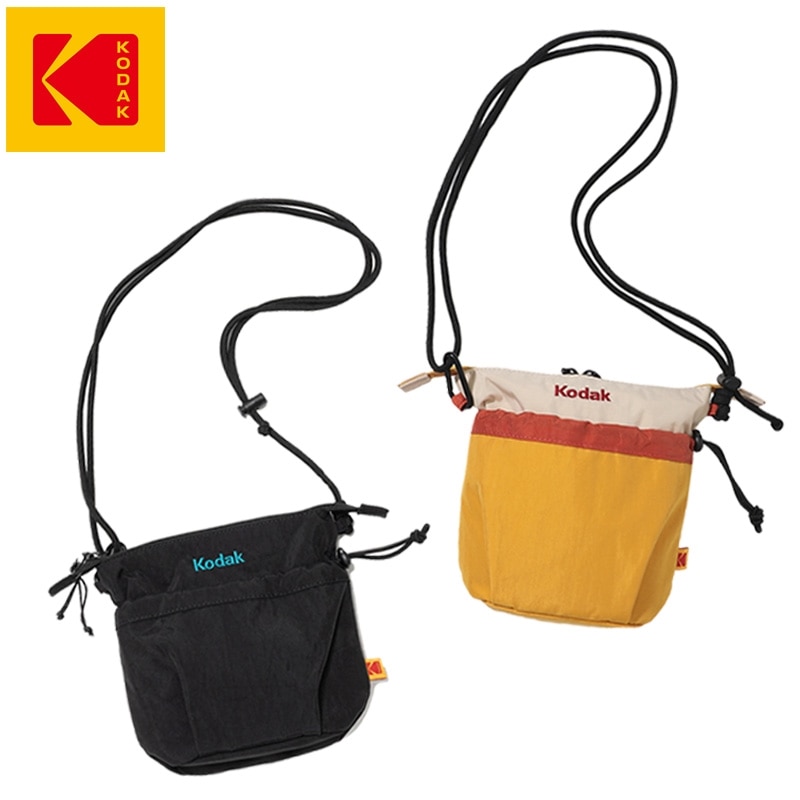 Kodak コダック ハードストリング ミニバッグ(ブラック): 通常| プラザ