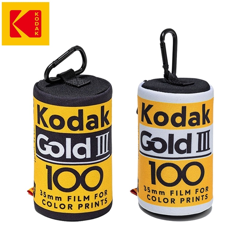 Kodak コダック フィルムキーリング ポーチ(ブラック): 通常| プラザ