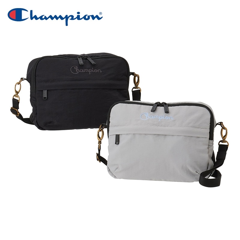Champion チャンピオン 横型ショルダーバッグ(ブラック): 通常| プラザ 