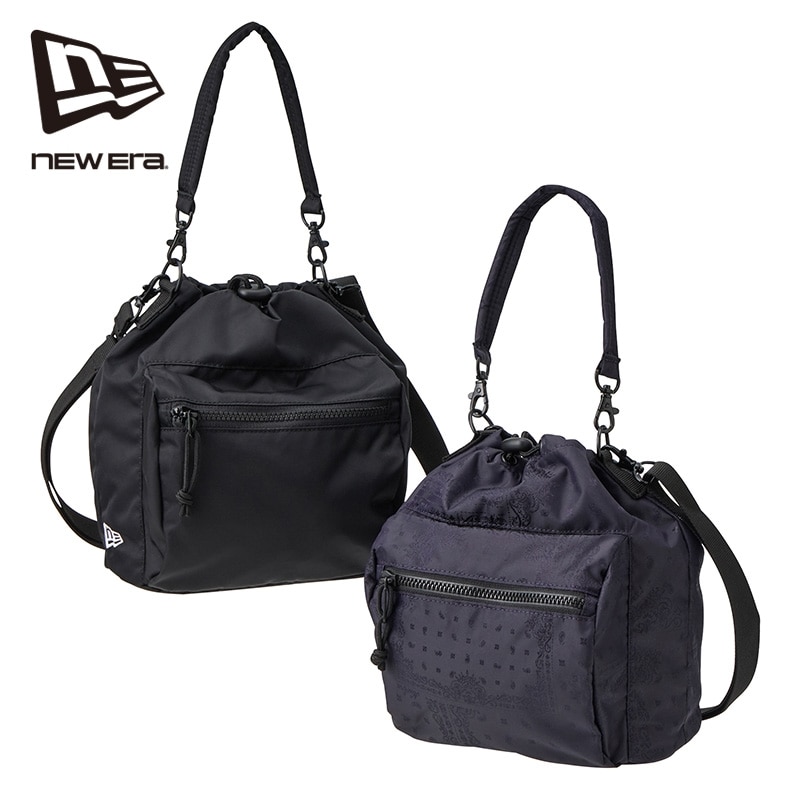 NEW ERA ニューエラ ドローストリングバッグ(ブラック): 通常| プラザ