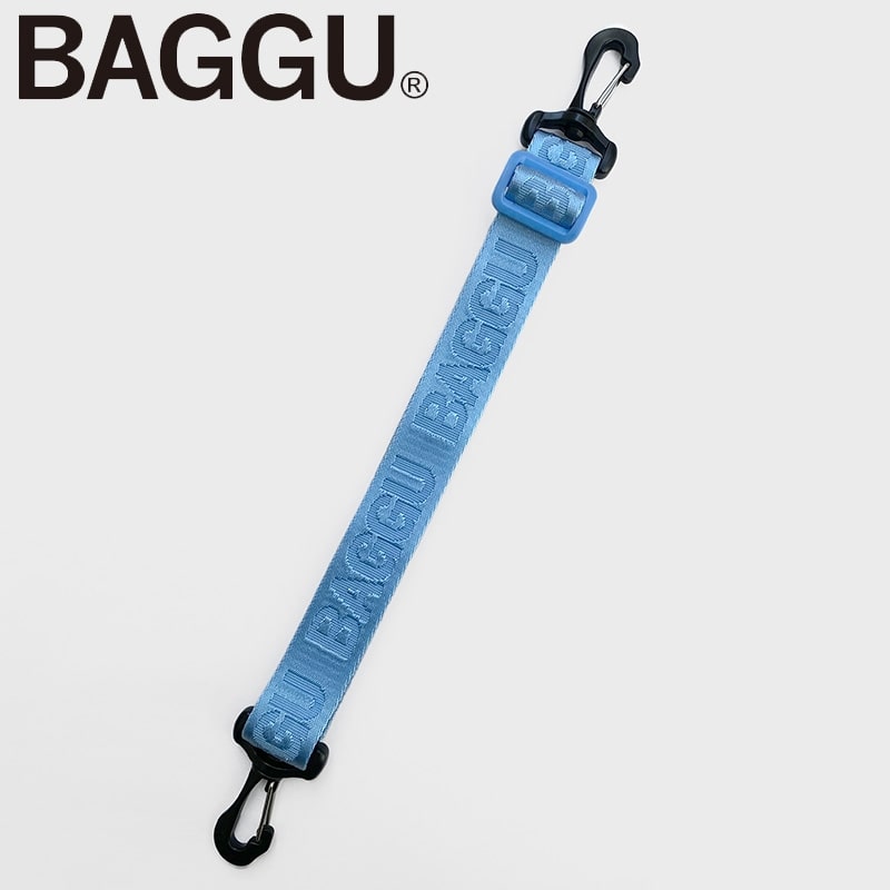 n*i様 【アダプター付】バンジーストラップ Future Blue Satin BAGGU ストラップ ブルー(ブルー): 通常| プラザオンラインストア