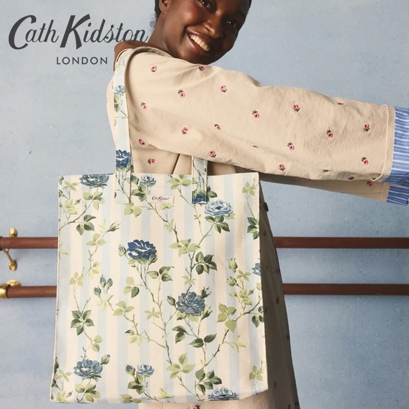 Cath Kidston キャスキッドソン ラージ ブックバッグ Climbing Rose