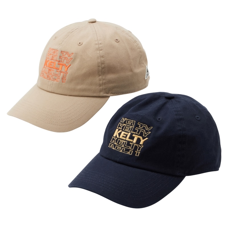 KELTY ケルティ エンブロイダリー タイポロゴ キャップ(ネイビー