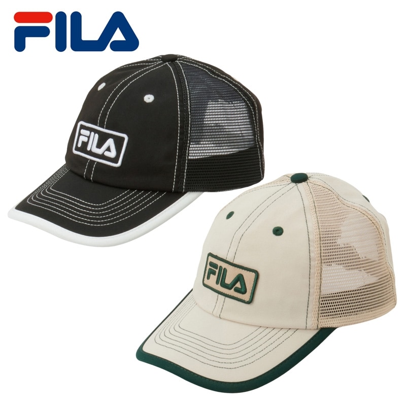 FILA フィラ メッシュキャップ(ブラック): 通常| プラザ