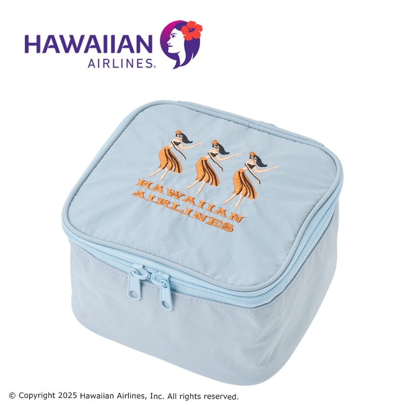 ヤチちゃん様フラガールミニポーチ、バニティポーチご相談用   ハワイアンキルト HAWAIIAN AIRLINES ハワイアン航空 バニティポーチ フラガール