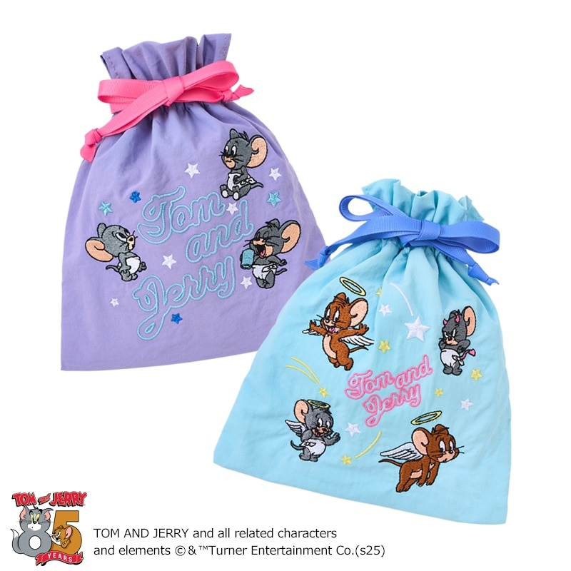 激安✨超美品✨ジルサンダー　パープルチャーム巾着ポーチ　紫　ケース 激安✨超美品✨ジルサンダー パープルチャーム巾着ポーチ 紫