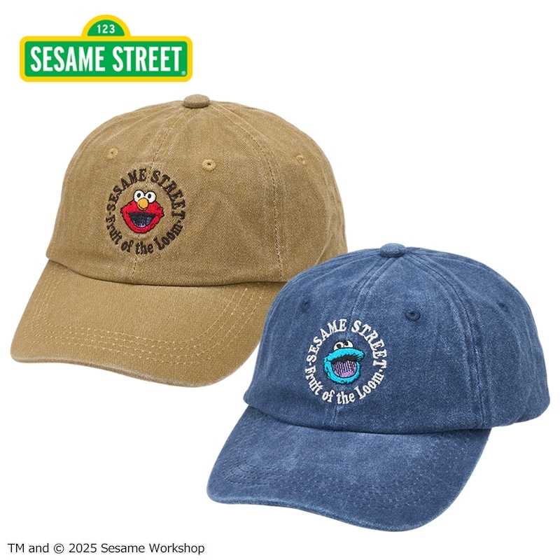 SESAME STREET meets FRUIT OF THE LOOM ツイルキャップ