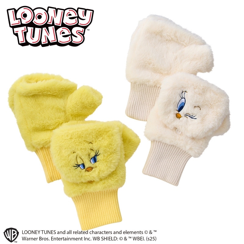 LOONEY TUNES ルーニーテューンズ　トゥイーティー クッション ルーニー・テューンズ トゥイーティー もっちりフェイス