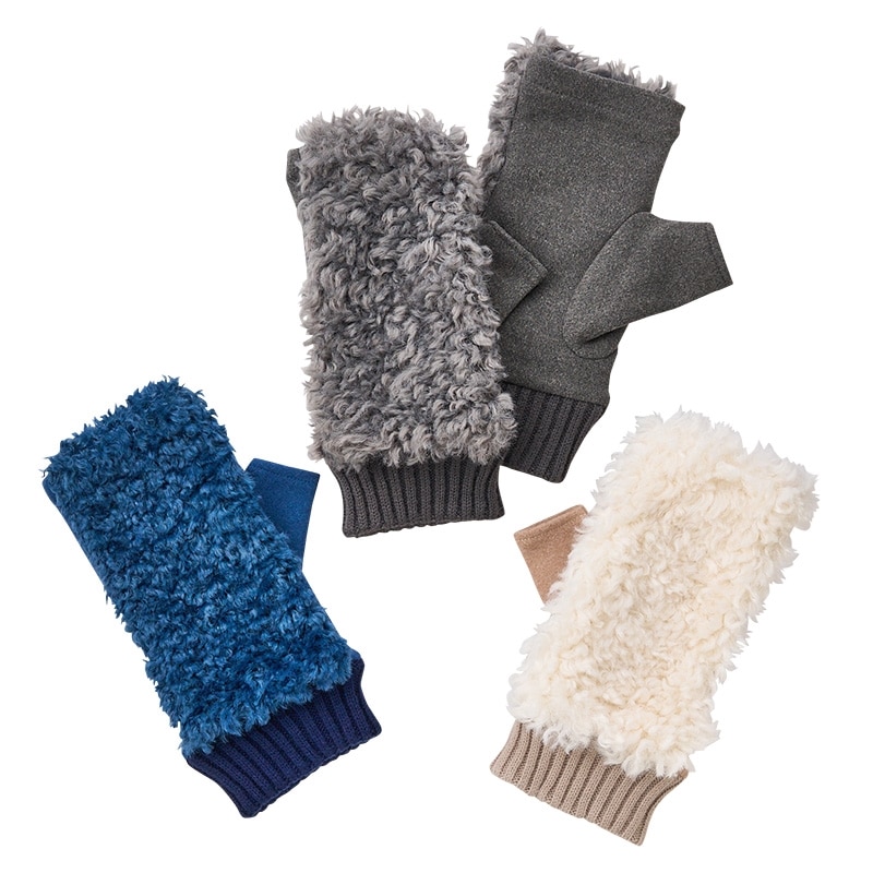 CHANEL 指なし手袋 グレー/ベージュ　グローブ 大豆繊維 清涼メッシュ uv手袋 指無し ショート 接触冷感詳細