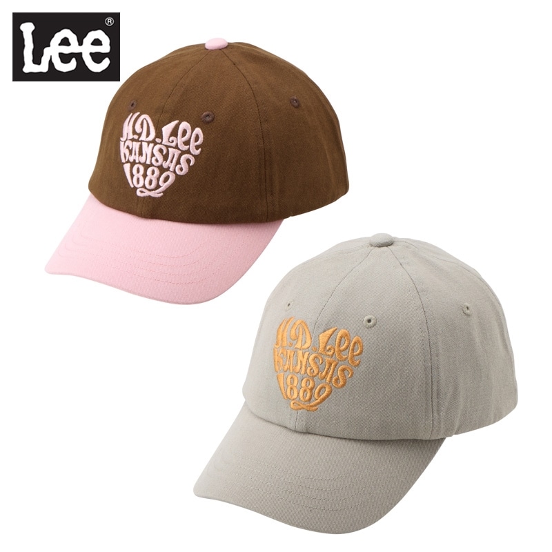 Lee リー ハートキャップ(ブラウン×ピンク): 通常| プラザオンラインストア