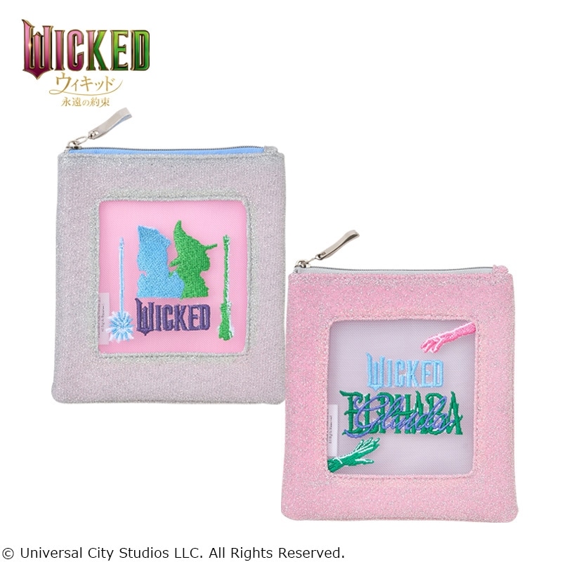 WICKED / ウィキッド 永遠の約束 スクエアメッシュポーチ(シルバー