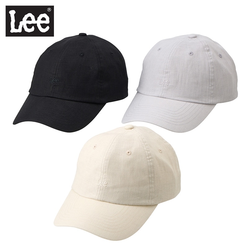 Lee リー リネンキャップ(ブラック): 通常| プラザオンラインストア