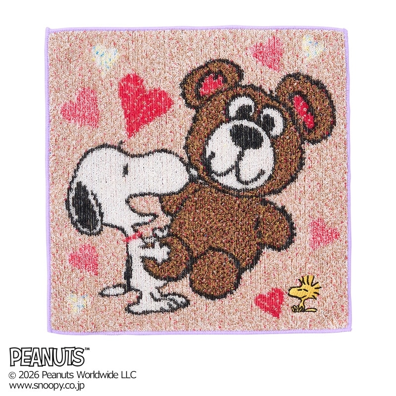 スヌーピー PEANUTS 五彩織りミニタオル ダッコ(ダッコ): 通常| プラザ