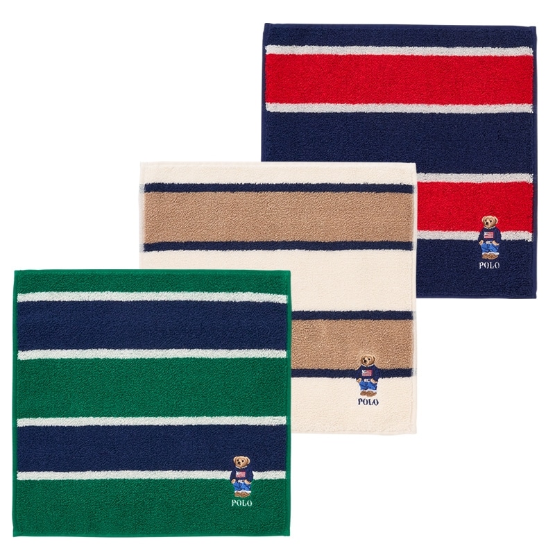 POLO RALPH LAUREN ポロ ラルフ ローレン タオル ボーダー ポロベア