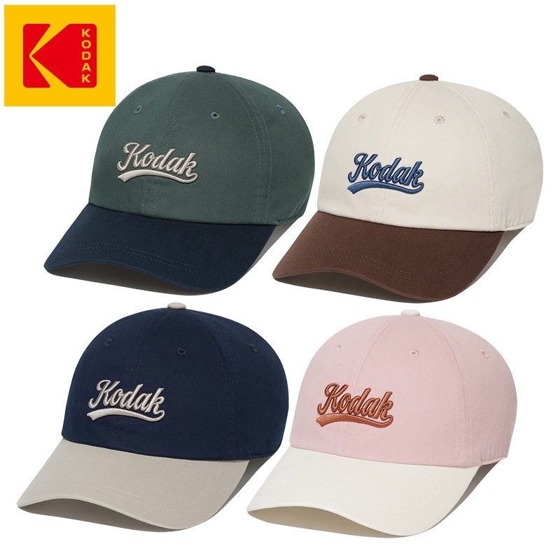 Kodak コダック リラックスフィット レタリングコンビ ボールキャップ