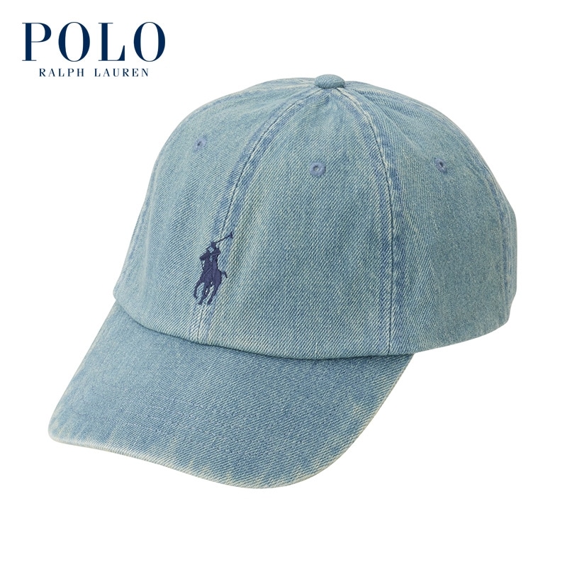 鬼*丸様 ポロスポーツ　デニムキャップ　ラルフローレン　POLO　Ralph　フ Polo Ralph Lauren] ラルフローレン キャップ デニム (POLO RALPH