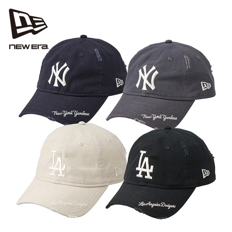 NEW ERA ニューエラ バイザーロゴキャップ(ネイビー): 通常| プラザ