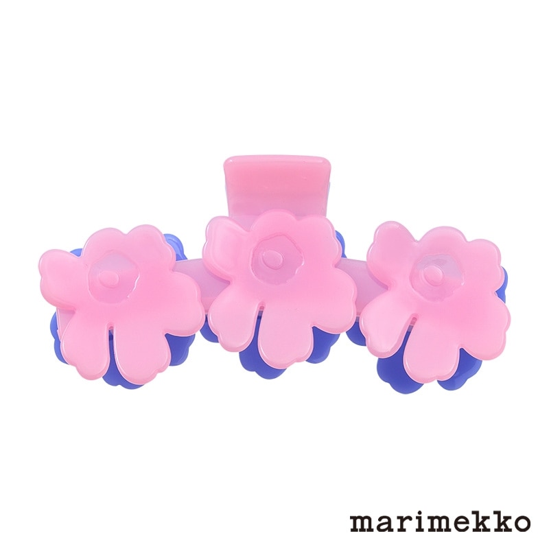 marimekko マリメッコ Mini Unikko Hair Clip Two-Tone(ピンク): 通常