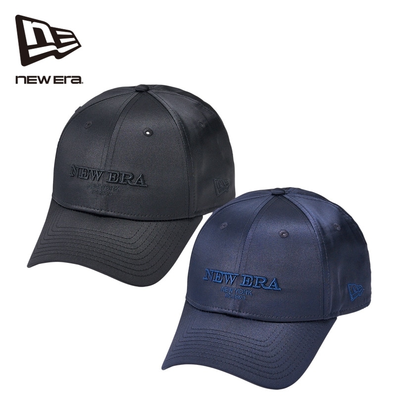 NEW ERA ニューエラ 9FORTY Satin Tonalロゴ キャップ(ブラック): 通常