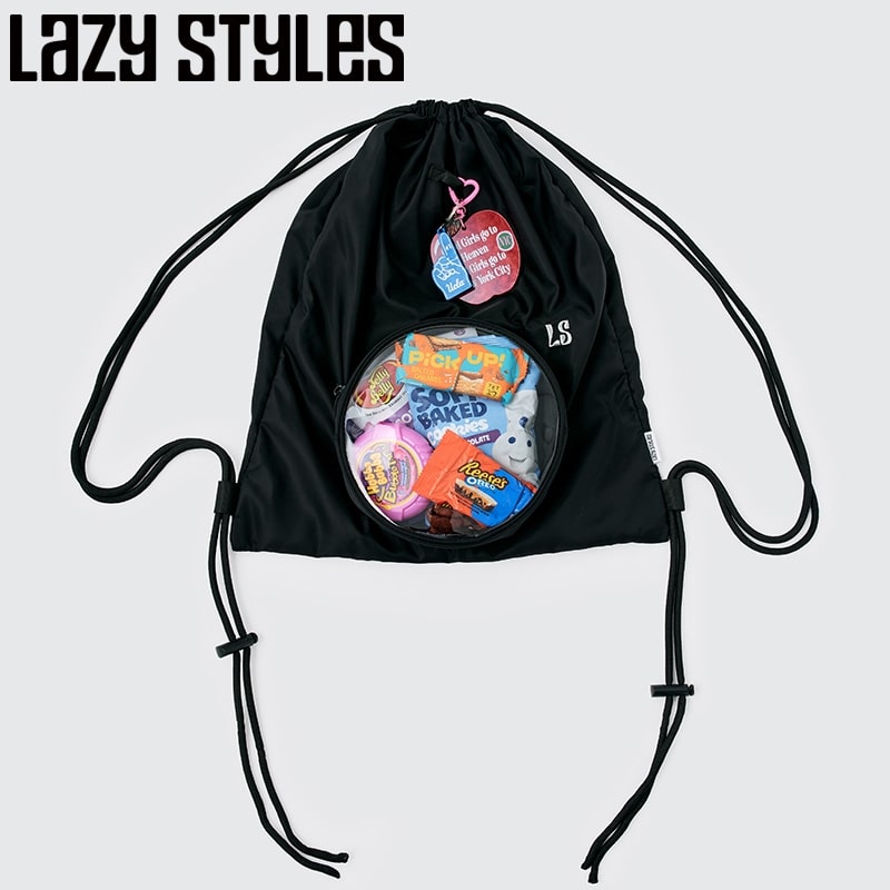 Lazy styles レイジースタイルズ フロントクリアポーチ ナップサック