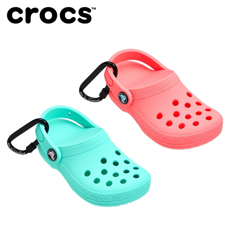 crocs クロックス クラシック クロッグ ポーチ バッグ チャーム(ブルー